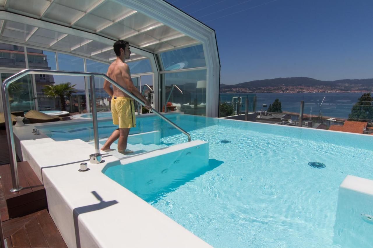 Gran Hotel Nagari Boutique & Spa Βίγκο Εξωτερικό φωτογραφία A pool enclosure